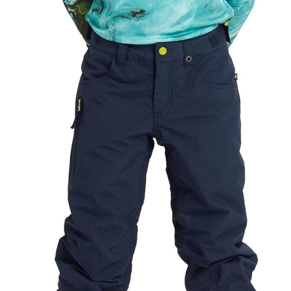 Burton Boys Barnstorm Ski/Snowboard Insulated Pant in Dress Blue - Size Medium - Picture 2 of 10